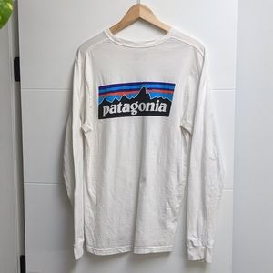 Patagonia Off-White Long Sleeve T-shirt Medium